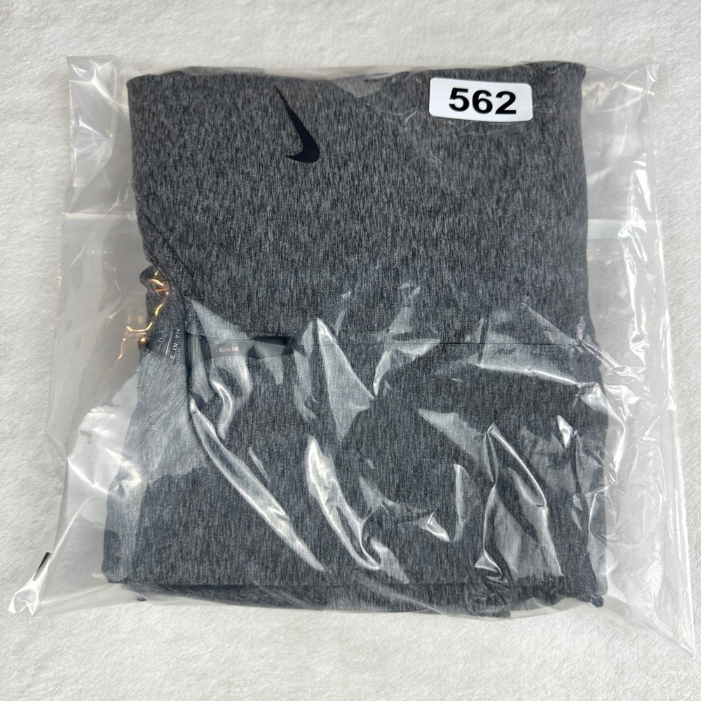 Nike Dri-FIT Mens XXL Full Zip Hoodie Charcoal Grey Heathered Standard Fit 562 - Picture 7 of 7